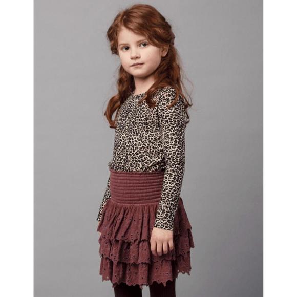 NEW MARMAR COPENHAGEN leopard long sleeve shirt in brown - Picture 3 of 3